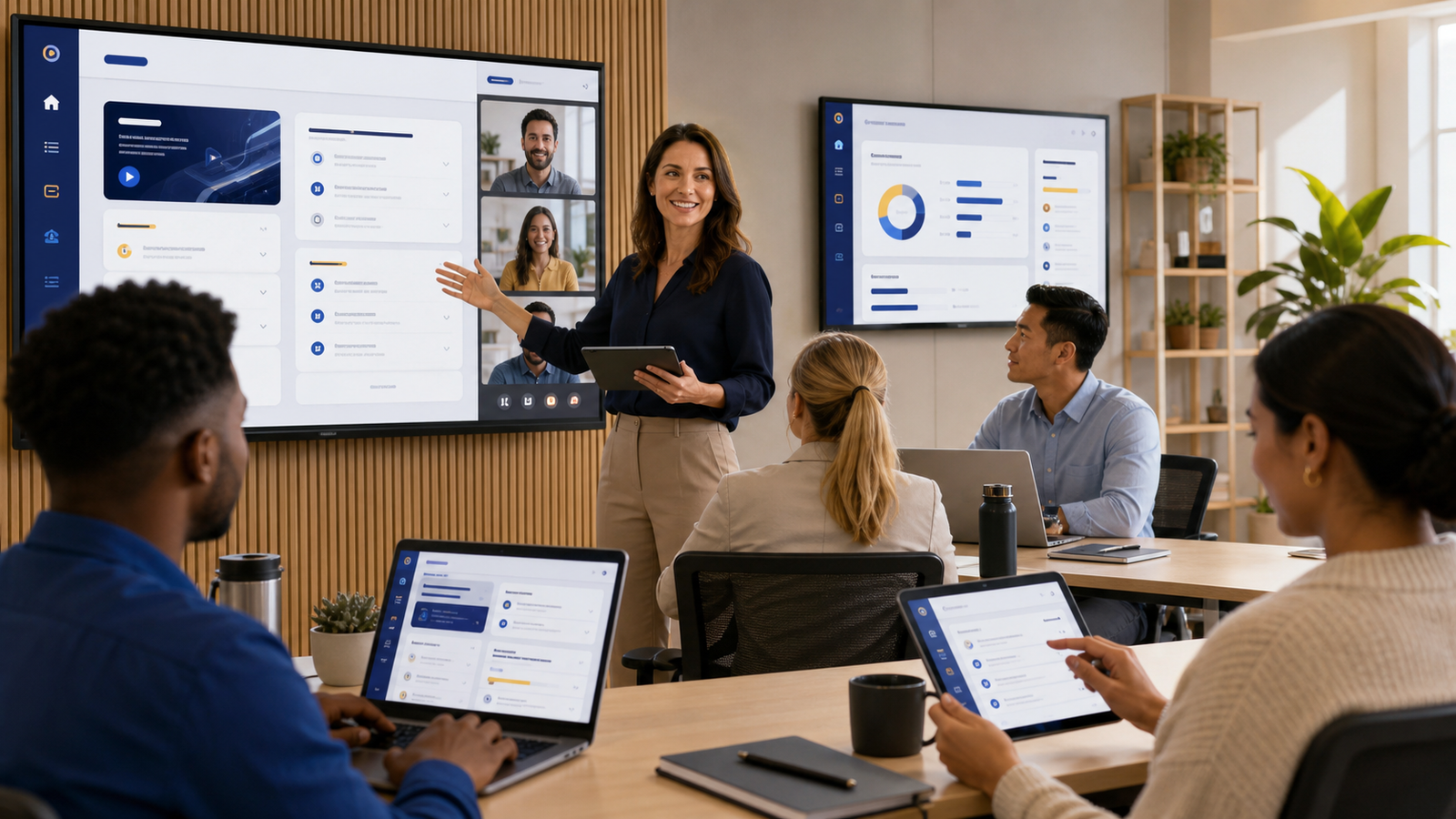 Representative Learning SaaS project delivery visual for United States