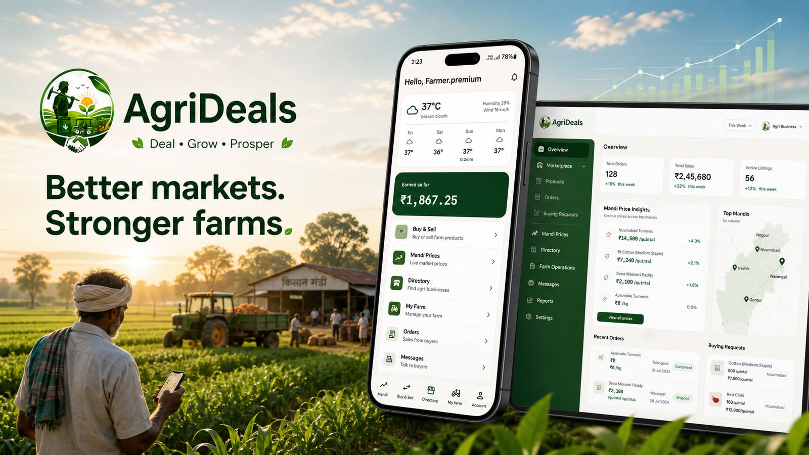 AgriDeals product platform
